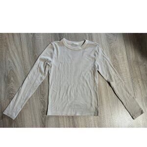 Zara Ribbed Long Sleeve Top